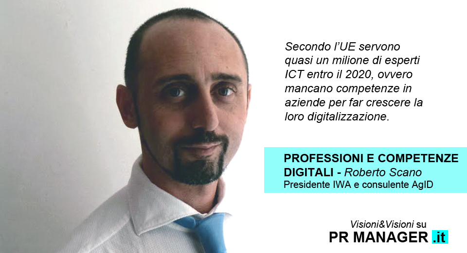 Roberto Scano - competenze digitali intervista PR Manager
